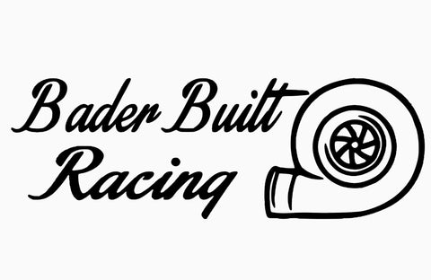 Bader Built Racing Sticker